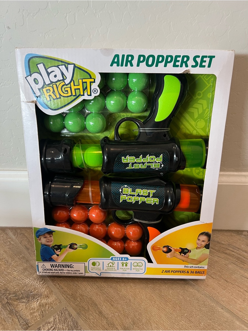 Playright Air Popper Set NIB $15